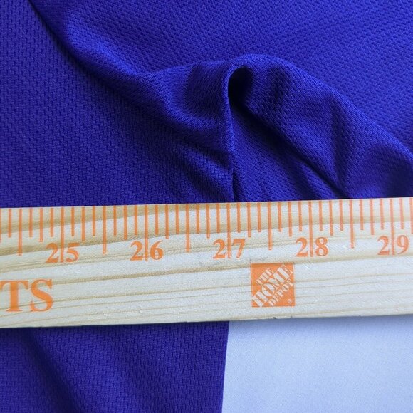 Baltimore Ravens NFL Team Apparel Mens Purple Polo 2XL Moisture Wicking Stretch - Picture 3 of 15